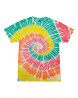 Colortone Unisex Multi-Color Tie-Dyed T-Shirt. 1000 - Citrus