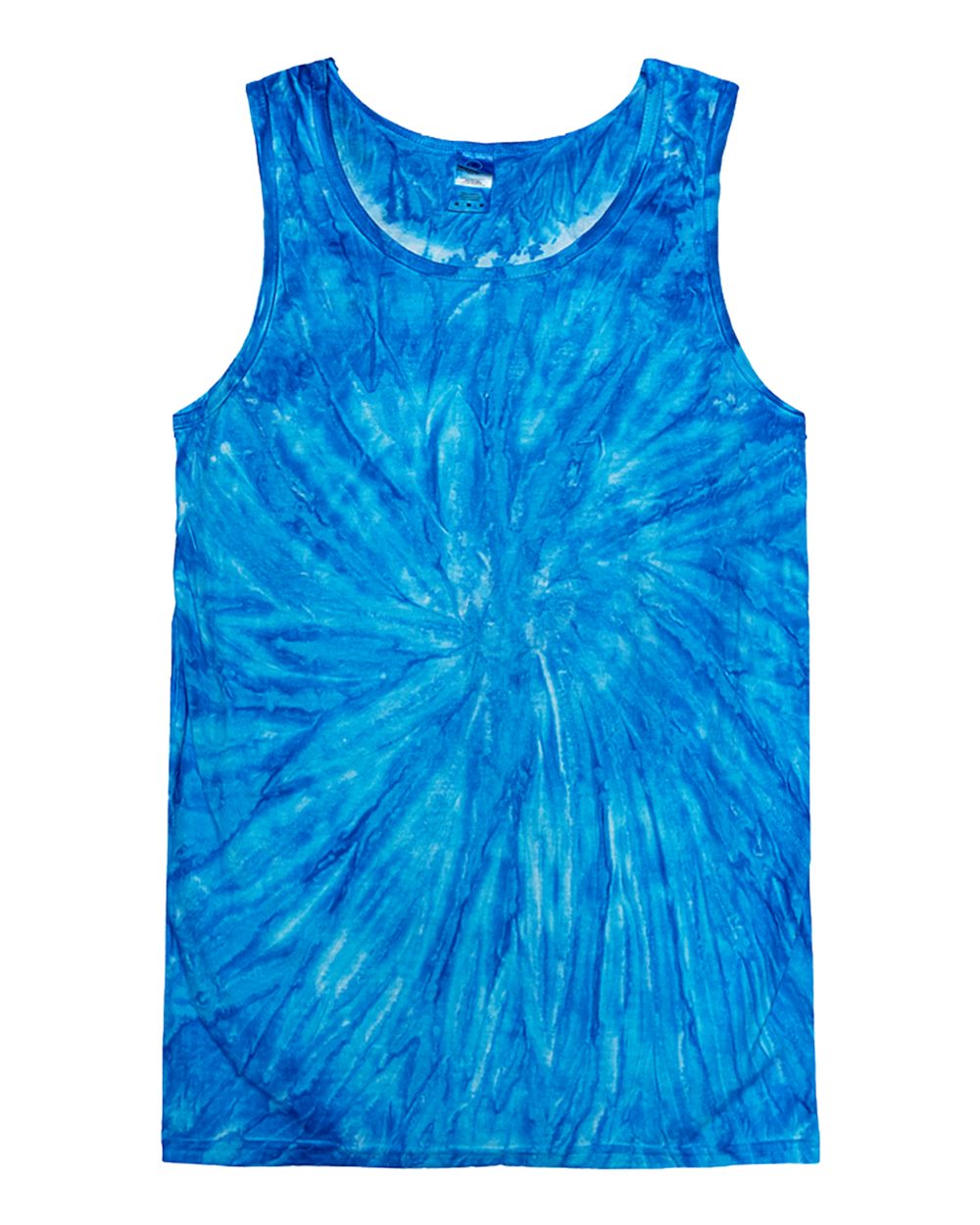 Colortone Unisex Tie-Dyed Tank Top. 3500 - Neon Blueberry