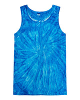 Colortone Unisex Tie-Dyed Tank Top. 3500 - Neon Blueberry
