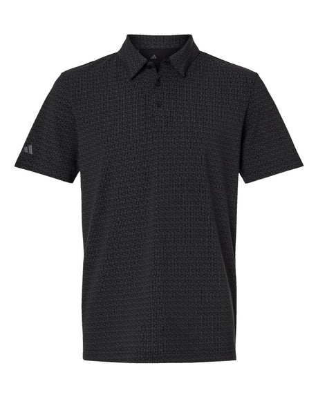 Adidas Men's Blended Printed Polo. A702 - Black