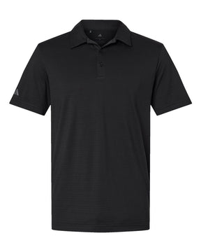 Adidas Men's Textured Stripe Polo. A704 - Black