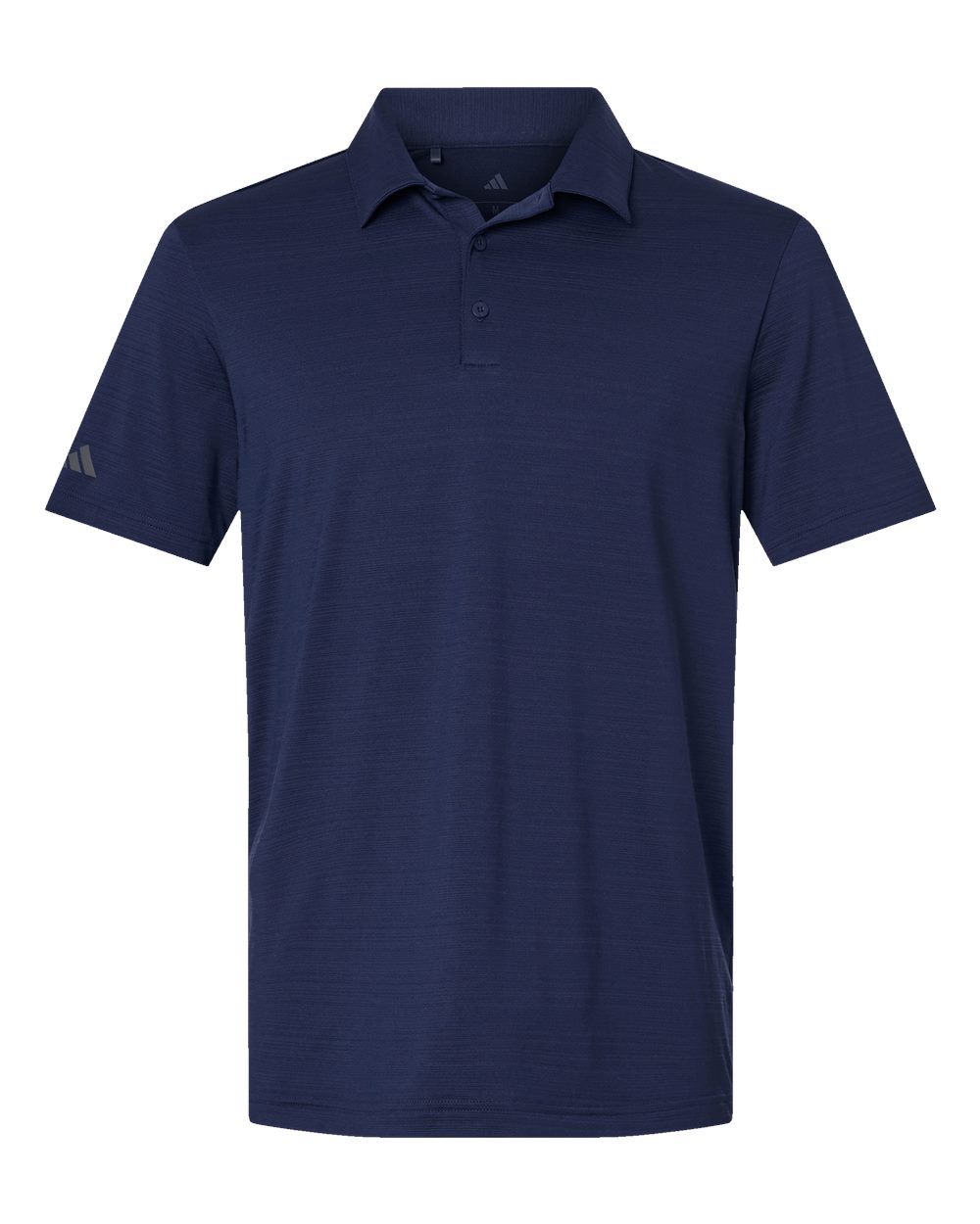Adidas Men's Textured Stripe Polo. A704 - Dark Blue