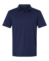Adidas Men's Textured Stripe Polo. A704 - Dark Blue