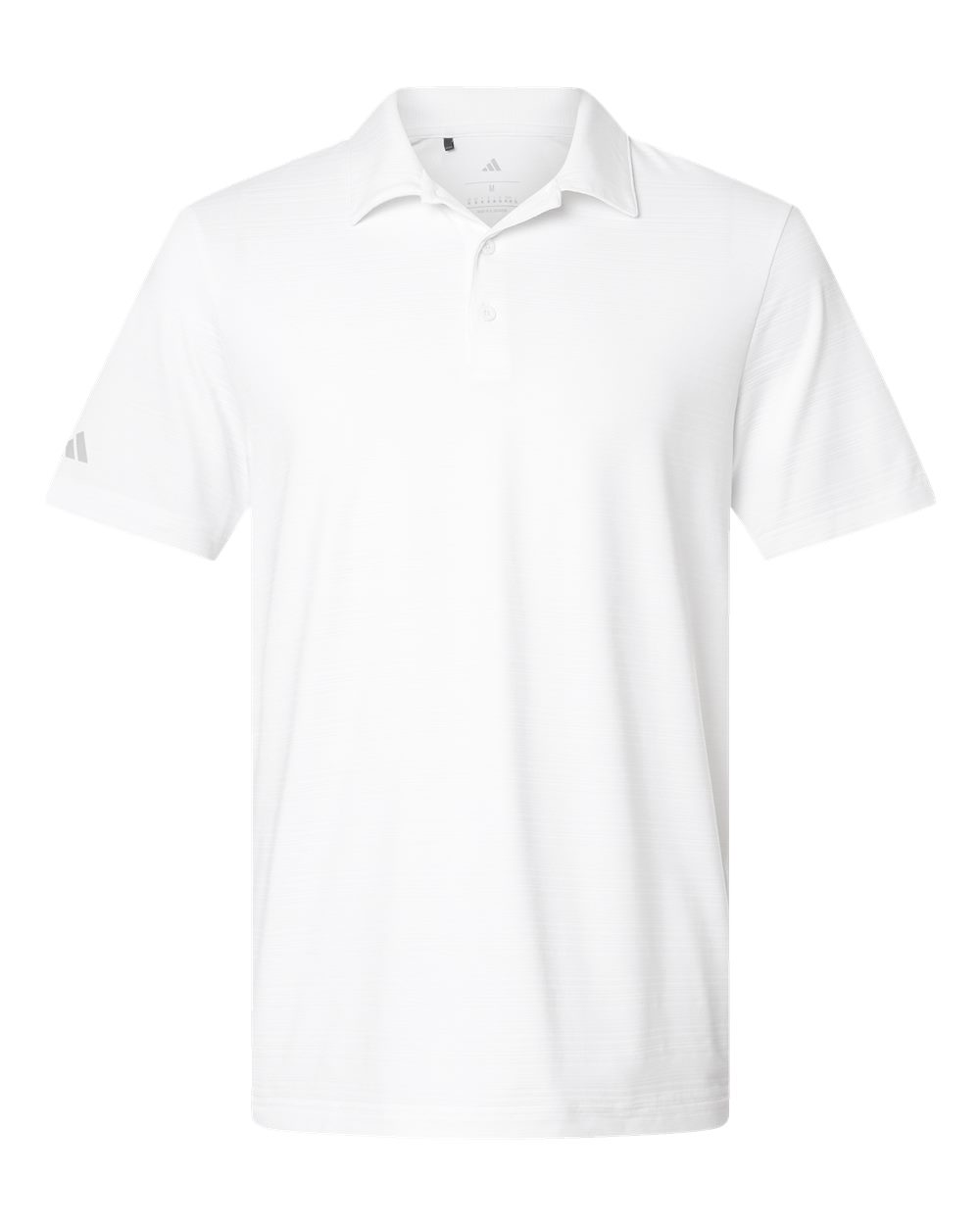 Adidas Men's Textured Stripe Polo. A704 - White