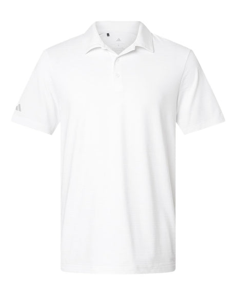 Adidas Men's Textured Stripe Polo. A704 - White