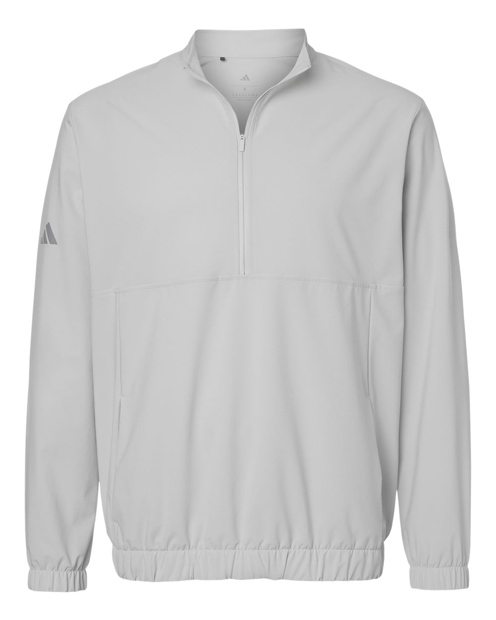 Adidas Men's Stretch Woven Half-Zip Pullover. A705 - Grey One