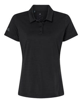 Adidas Women's Textured Stripe Polo. A707 - Black