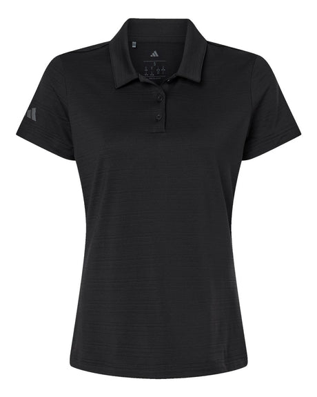 Adidas Women's Textured Stripe Polo. A707 - Black