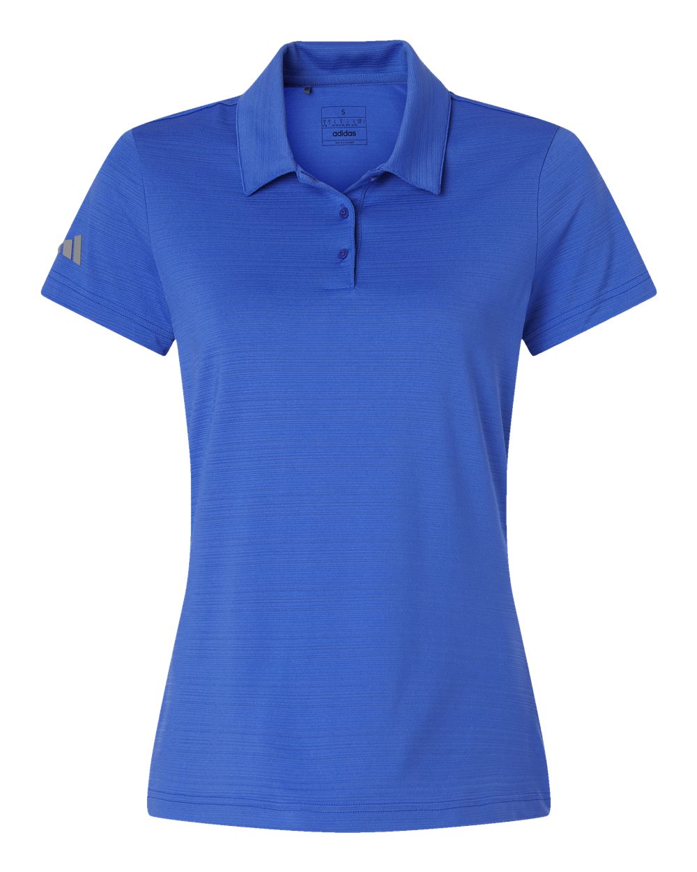 Adidas Women's Textured Stripe Polo. A707 - Bright Royal