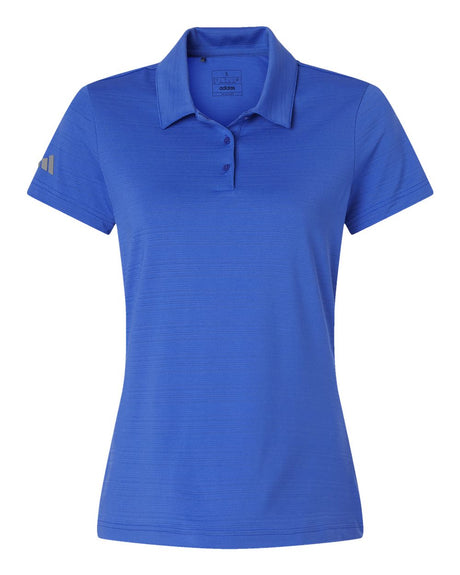 Adidas Women's Textured Stripe Polo. A707 - Bright Royal