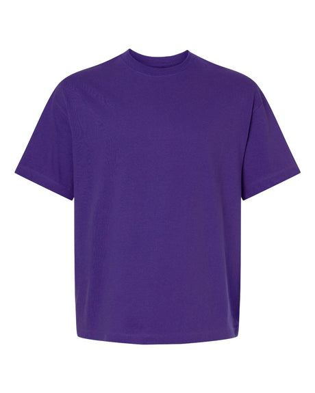 Hanes Unisex Beefy-T® Retro Street T-Shirt. 5180R - Athletic Purple