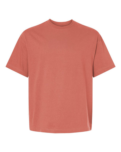 Hanes Unisex Beefy-T® Retro Street T-Shirt. 5180R - Picante Pink
