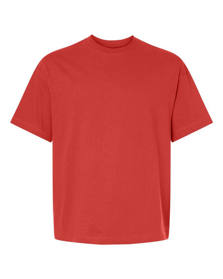 Hanes Unisex Beefy-T® Retro Street T-Shirt. 5180R - Poppy Red