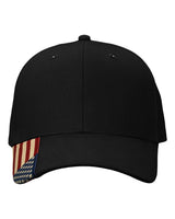 Kati USA Flag Cap. AM350 - Black/ USA