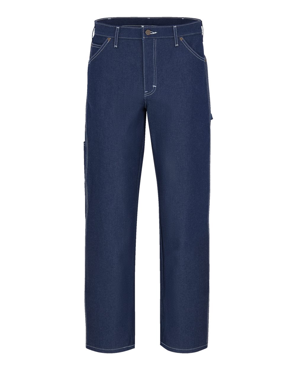 Dickies Men's Lightweight Carpenter Jeans. 1944 - Indigo Rigid - 37 Unhemmed