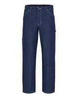 Dickies Men's Lightweight Carpenter Jeans. 1944 - Indigo Rigid - 37 Unhemmed