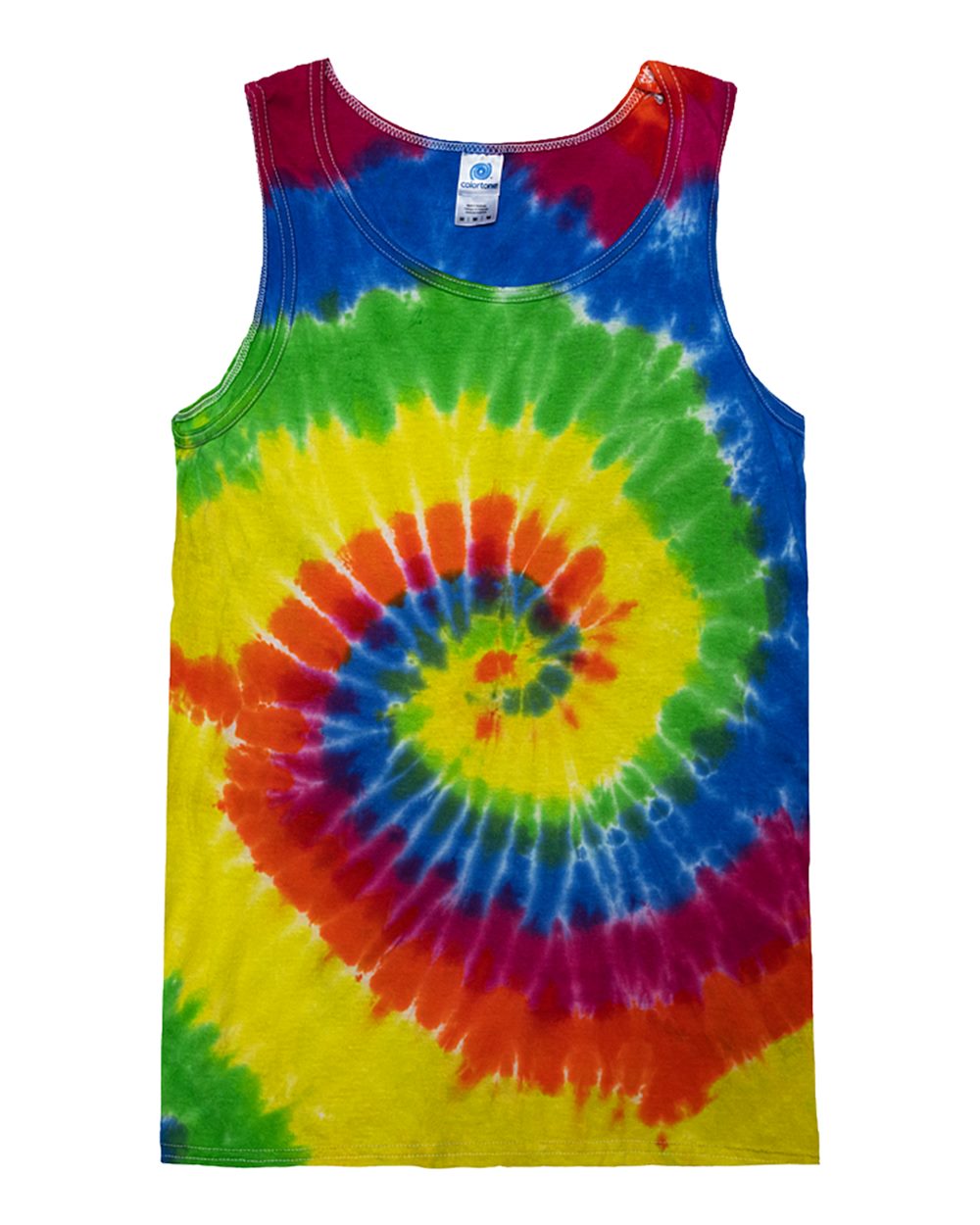 Colortone Unisex Tie-Dyed Tank Top. 3500 - Moondance