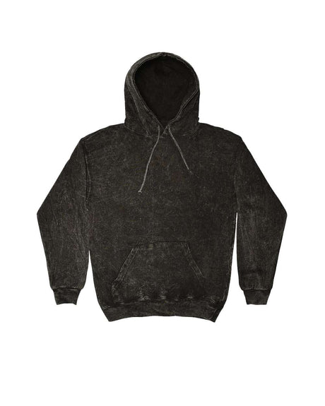 Colortone Unisex Mineral Wash Hooded Sweatshirt. 8300 - Black