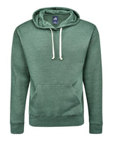 J. America Men's Triblend Fleece Hooded Sweatshirt. 8871 - Balsam Triblend