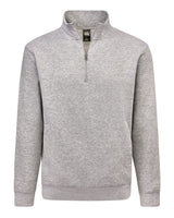J. America Unisex BTB Fleece Quarter-Zip Sweatshirt. 8722 - Oxford