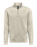 J. America Unisex BTB Fleece Quarter-Zip Sweatshirt. 8722 - Oyster