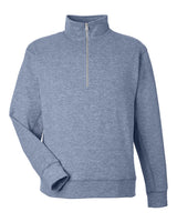 J. America Unisex Electric Fleece Quarter-Zip Sweatshirt. 8741 - Electric Midnight
