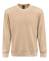 J. America Unisex Element Fleece Crewneck Sweatshirt. 8761 - Almond