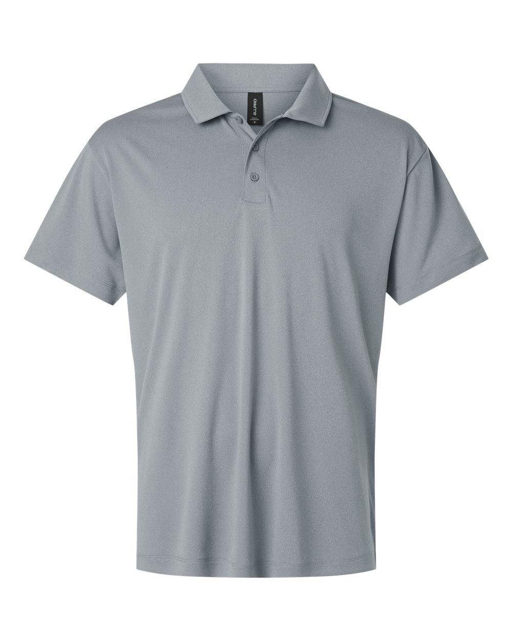 AllPro Men's Pro-Lock Performance Polo. 41800 - Heather Steel