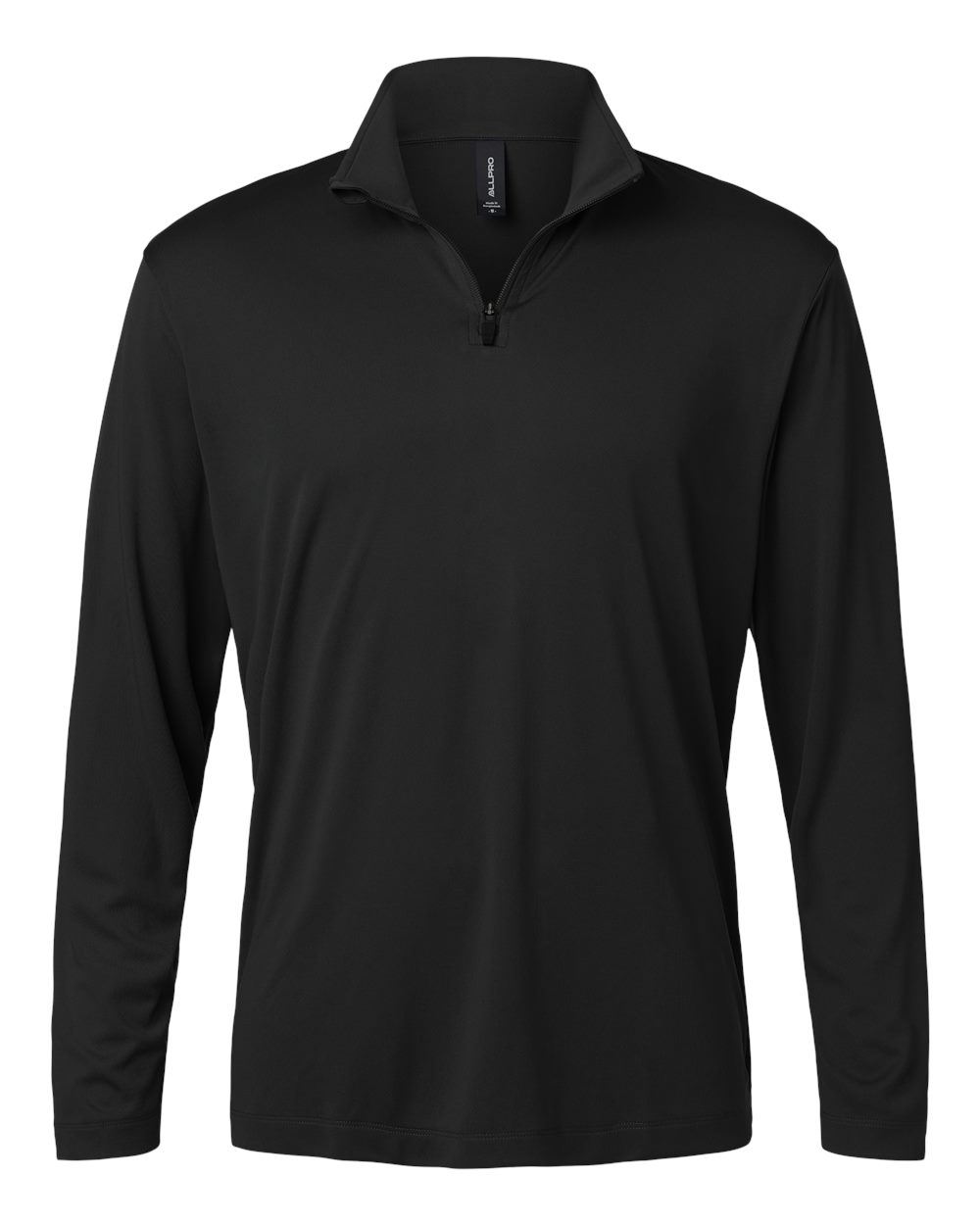 AllPro Men's Pro-Lock Performance Quarter-Zip Pullover. 41870 - Black