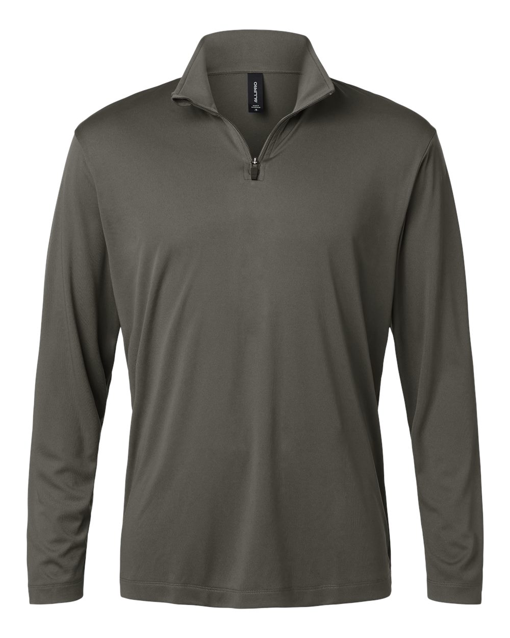 AllPro Men's Pro-Lock Performance Quarter-Zip Pullover. 41870 - Charcoal
