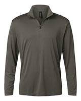 AllPro Men's Pro-Lock Performance Quarter-Zip Pullover. 41870 - Charcoal
