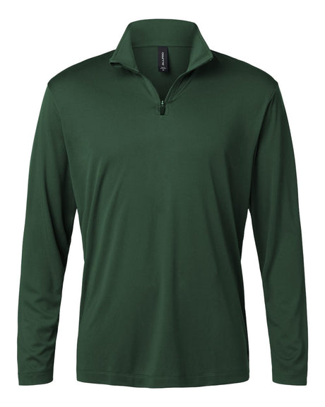 AllPro Men's Pro-Lock Performance Quarter-Zip Pullover. 41870 - Forest Green