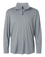 AllPro Men's Pro-Lock Performance Quarter-Zip Pullover. 41870 - Heather Steel