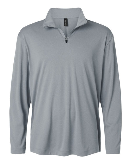 AllPro Men's Pro-Lock Performance Quarter-Zip Pullover. 41870 - Heather Steel
