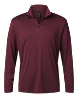 AllPro Men's Pro-Lock Performance Quarter-Zip Pullover. 41870 - Maroon