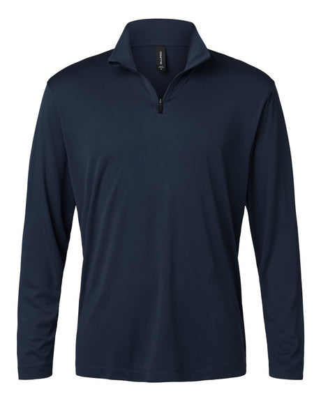 AllPro Men's Pro-Lock Performance Quarter-Zip Pullover. 41870 - Navy
