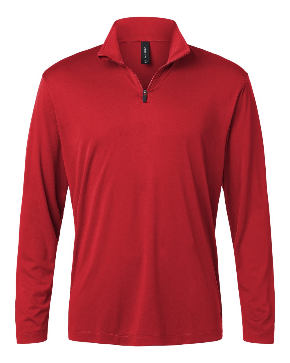 AllPro Men's Pro-Lock Performance Quarter-Zip Pullover. 41870 - Red