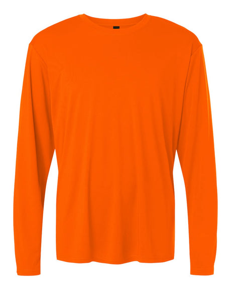 AllPro Unisex Pro-Lock Performance Long Sleeve T-Shirt. 48400 - Neon Orange