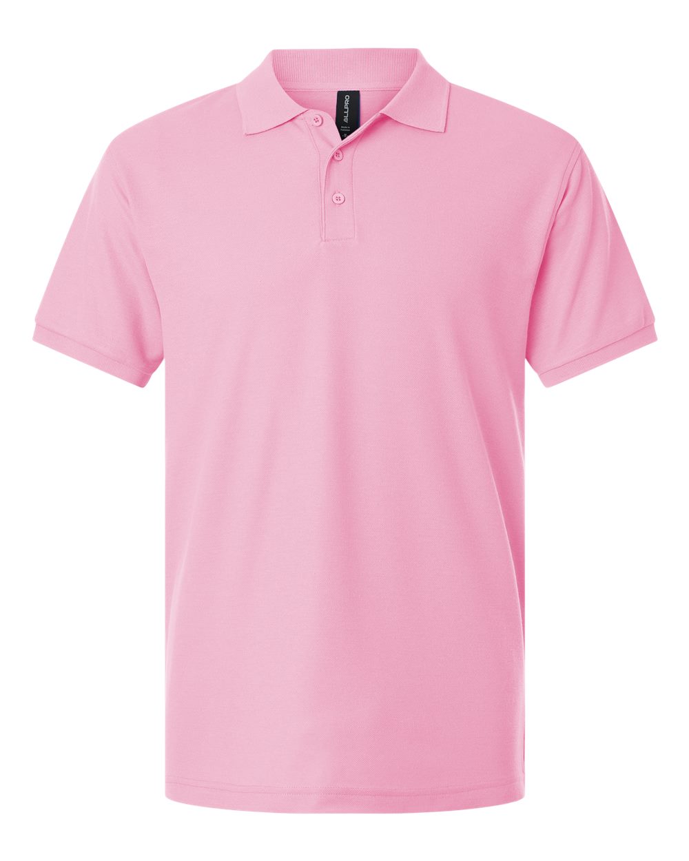 AllPro Men's Pique Polo. 62800 - Light Pink