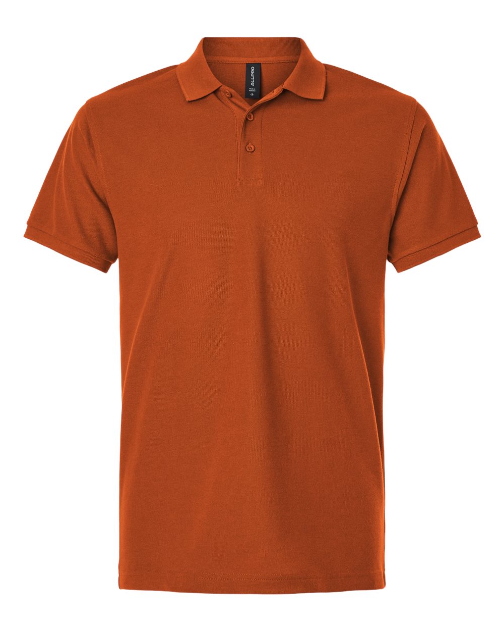 AllPro Men's Pique Polo. 62800 - Rust