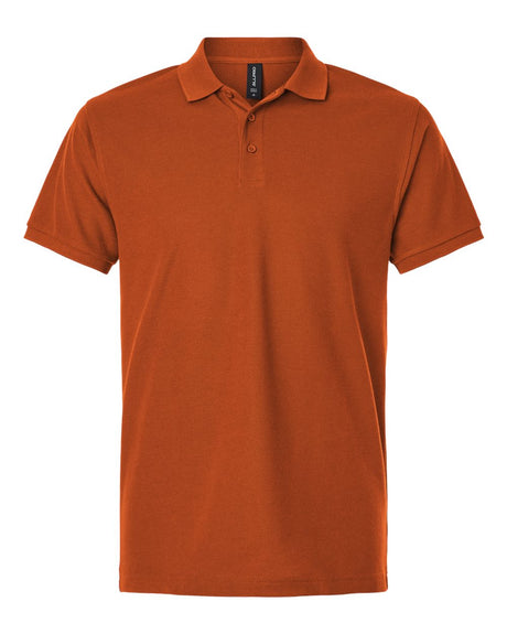 AllPro Men's Pique Polo. 62800 - Rust