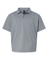 AllPro Youth Pro-Lock Performance Polo. 41800Y - Heather Steel