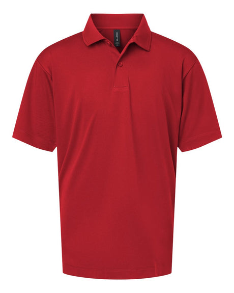 AllPro Youth Pro-Lock Performance Polo. 41800Y - Red