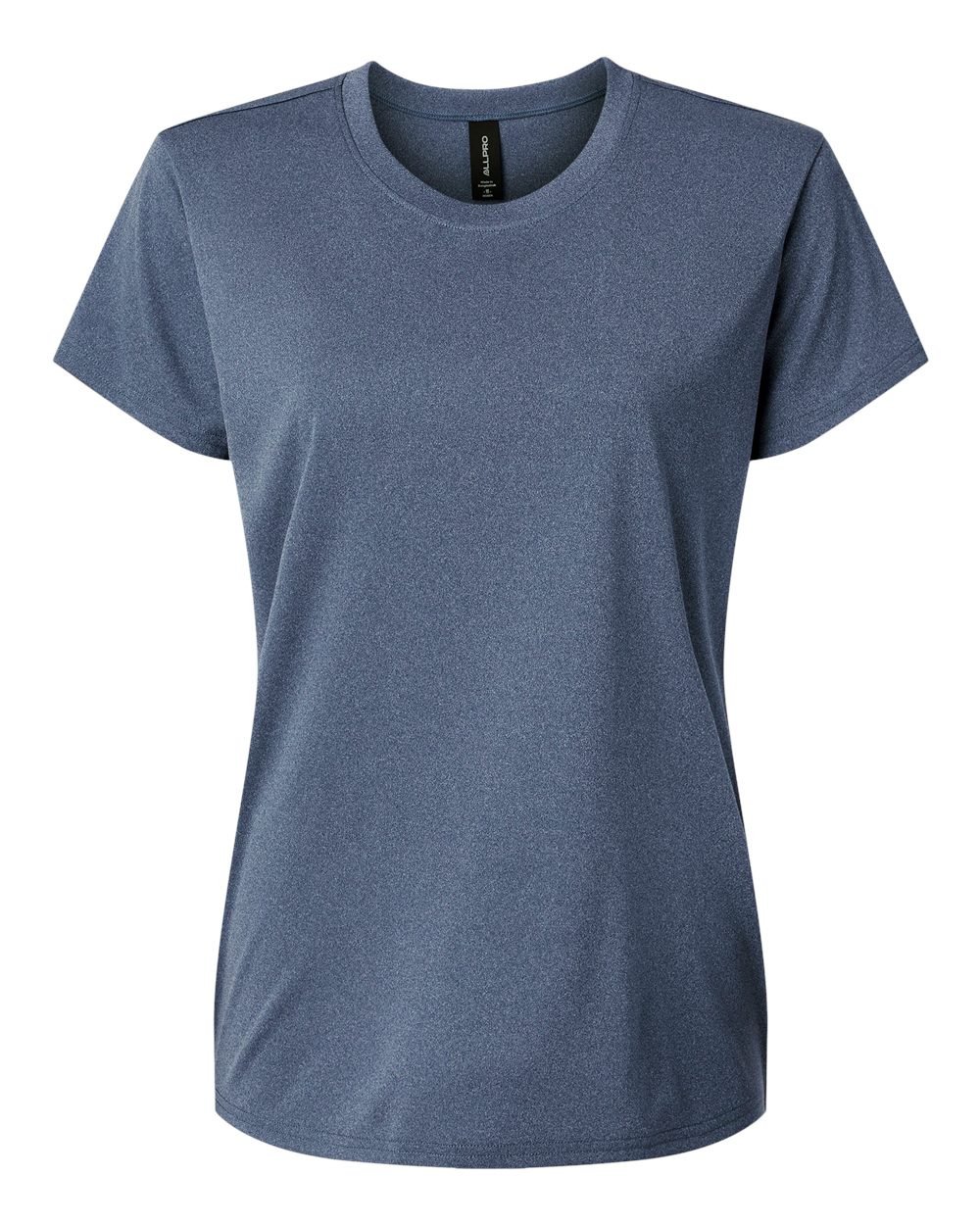 AllPro Women's Pro-Lock Performance T-Shirt. 48000L - Heather Navy