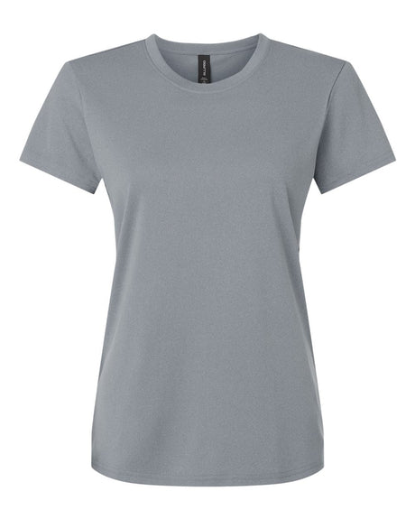 AllPro Women's Pro-Lock Performance T-Shirt. 48000L - Heather Steel