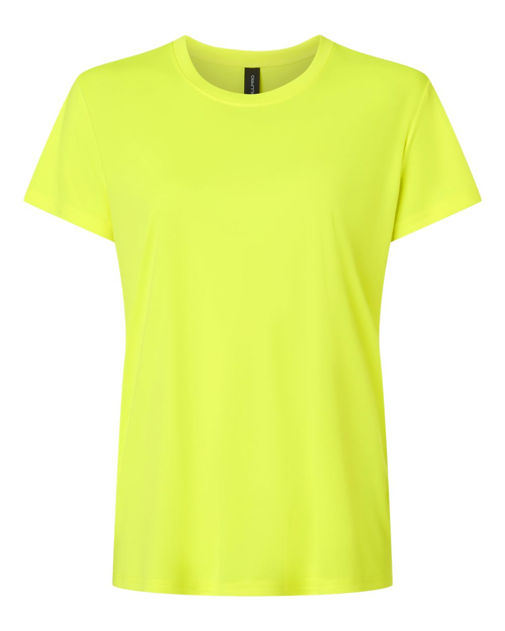 AllPro Women's Pro-Lock Performance T-Shirt. 48000L - Neon Yellow