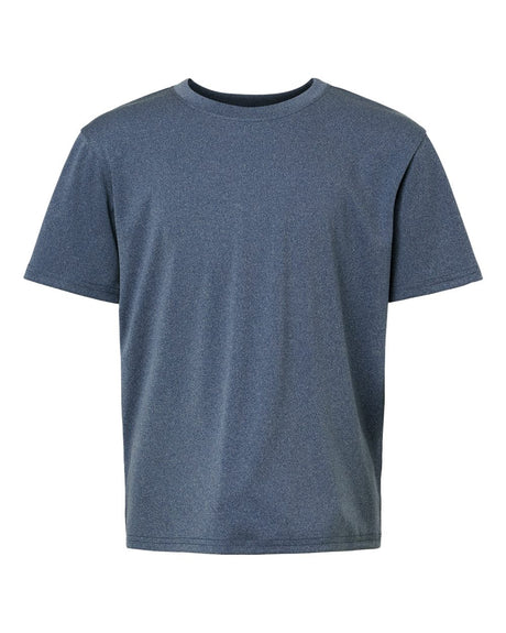 AllPro Youth Pro-Lock Performance T-Shirt. 48000Y - Heather Navy