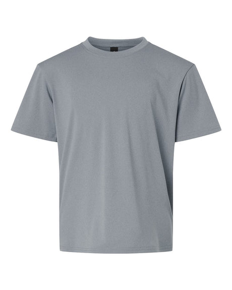 AllPro Youth Pro-Lock Performance T-Shirt. 48000Y - Heather Steel