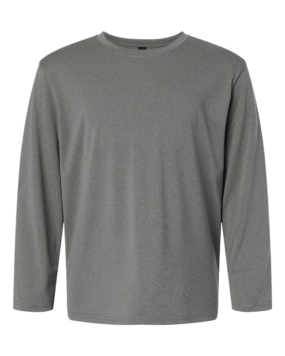 AllPro Youth Pro-Lock Performance Long Sleeve T-Shirt. 48400Y - Heather Granite