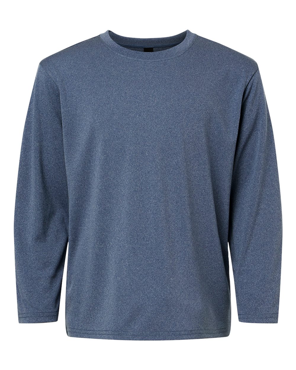 AllPro Youth Pro-Lock Performance Long Sleeve T-Shirt. 48400Y - Heather Navy